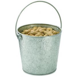 Serving Bucket - Pebbled Texture - Galvanised Steel - 26.5cl (9.3oz)