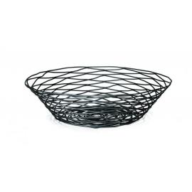 Round Basket - Wire - Artisan - Black - 30cm (11.8&quot;)