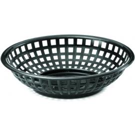 Serving Basket - Round - Polypropylene - Black - 20.5cm (8&quot;)