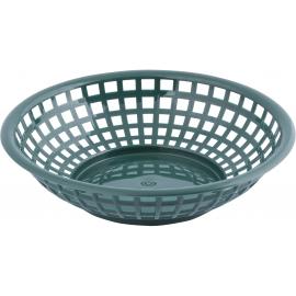 Serving Basket - Round - Polypropylene - Forest Green - 20.5cm (8&quot;)