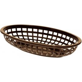 Oval Basket - Polypropylene - Brown - 23.5cm (9.25&quot;)