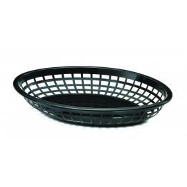 Oval Basket - Jumbo - Polypropylene - Black - 30cm (12&quot;)