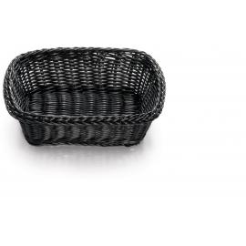 Rectangular Basket - Handwoven - Ridal - Black - 29.8cm (11.7&quot;)