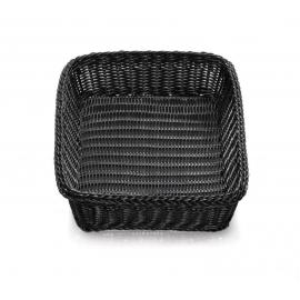 Rectangular Basket - Handwoven - Ridal - Black - 42.5cm (16.75")