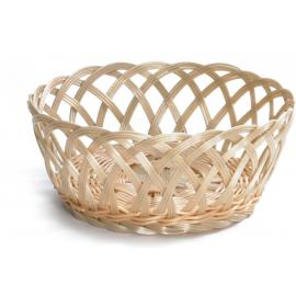 Round Basket - Handwoven - Polypropylene - Open Weave - 21.5cm (5&quot;)
