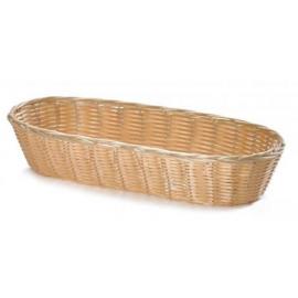 Oblong Basket - Handwoven - Polypropylene - Natural - 38.1cm (15&quot;)
