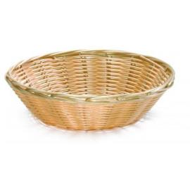 Round Basket - Handwoven - Polypropylene - Natural - 21.5cm (8.5&quot;)