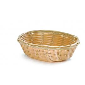 Oval Basket - Handwoven - Polypropylene - Natural - 17.7cm (7&quot;)