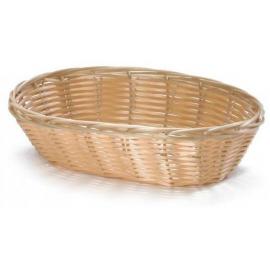 Oval Basket - Handwoven - Polypropylene - Natural - 22.8cm (9&quot;)