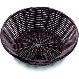 Round Basket - Handwoven - Polypropylene - Brown - 21.5cm (8.5&quot;)