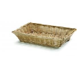 Rectangular Basket - Woven - Natural Willow - 45.5cm (18&quot;)