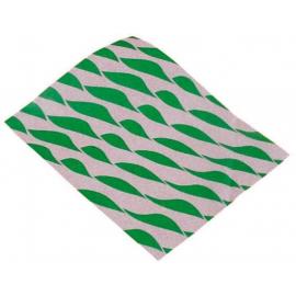 Burger Wrap - Green Twist Design - 32cm (12.5&quot;)