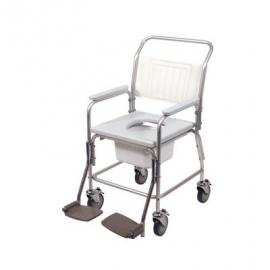 Shower Commode Chair - Attendant Propelled - Aluminium - Days