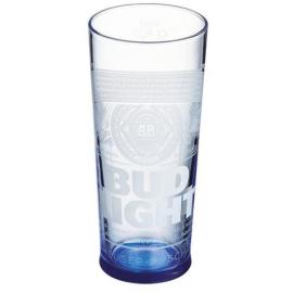 Beer Glass - Bud Light - Toughened - 20oz (57cl) CE - Nucleated