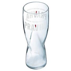 Beer Glass - Pravha - Toughened - 20oz (57cl) CE - Nucleated