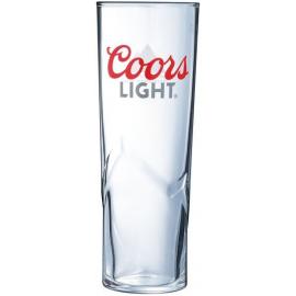 Beer Glass - Coors Light - Toughened - Half Pint - 10oz (28cl) CE - Nucleated