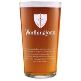 Beer Glass - Worthington&#39;s - Toughened - 20oz (57cl) CE