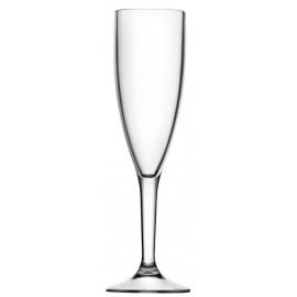 Champagne Flute - Polycarbonate - Diamond - 20cl (7oz) LCE@125ml