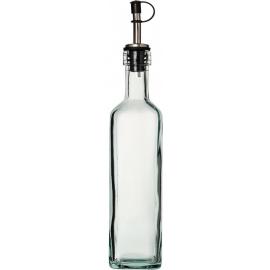 Oil or Vinegar Bottle - Square - Pourer Top - Piri - 40cl (14oz)