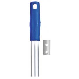 Mop Handle - Drilled End - Aluminium - Medium Duty - Blue - 137cm (54&quot;)