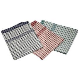 Tea Towel - Rice Weave - Assorted Check Colours