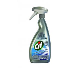 Glass & Stainless Steel Cleaner - Cif - 750ml Spray