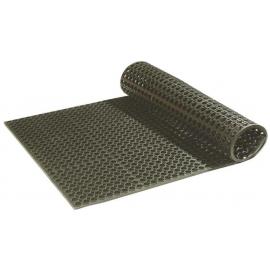 Anti Fatigue Floor Mat - Rubber - Black - 150x90cm