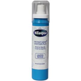 Instant Hand Sanitiser Plus - Fragrance Free - Nilaqua&#174; - 100ml Spray
