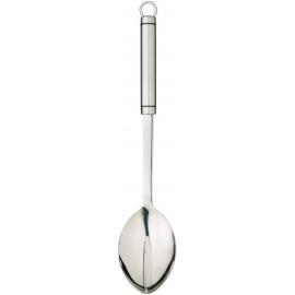 Serving Spoon - Solid - Oval Handle - Professional - Stainless Steel - 35cm (13.8&quot;)