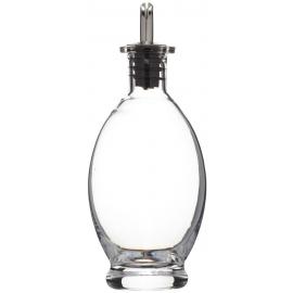 Oil or Vinegar Bottle - Bellied - Italian Glass - Pourer Top - 40cl (14oz)