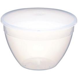 Pudding Basin and Lid - Plastic - Translucent - 1.1L (39oz)