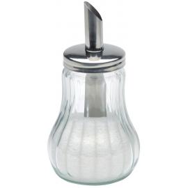 Sugar Pourer with Centre Pour Top - Metered Delivery - Pear Shaped - Glass - 12.5cl (4.4oz)