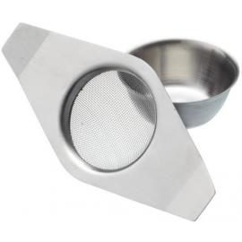 Tea Strainer - Double Handled with Drip Bowl - Le &#39;Xpress