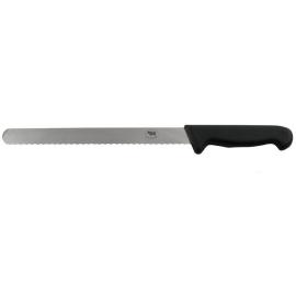 Slicing Knife - Serrated - Black - 25cm (10&quot;)