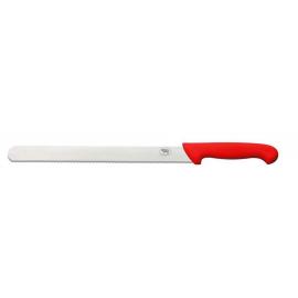 Slicing Knife - Serrated - Red - 25cm (10&quot;)