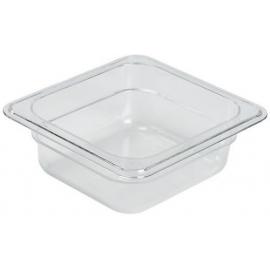 Gastronorm - Polycarbonate - Clear - 1/6GN - 6.5mm (2.6&quot;) Deep