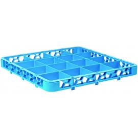 Glass Rack Extender - Polypropylene - 16 Compartment - Blue
