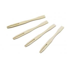 Fork Pick - Bamboo - 9cm (3.5&quot;)