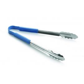 Tongs - All Purpose - Stainless Steel - Part Vinyl-Coated - Blue - 41.5cm (16.3&quot;)