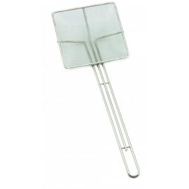 Skimmer-Lifter - Square - Fine Mesh - Tin Plated - Head: 16cm (6.25&quot;) Sq