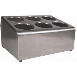 Cutlery Holder - Stainless Steel - NO Cylinders