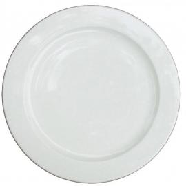 Wide Rim Plate - Churchill&#39;s - Alchemy White - 26.8cm (10.5&quot;)