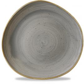 Organic Round Plate - Churchill&#39;s - Stonecast&#174; - Peppercorn Grey - 28.6cm (11.3&quot;)