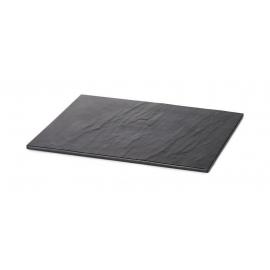 Platter -  Rectangular - Melamine - Frostone -  Black Slate  - Width: 26.5cm (10.4&quot;)