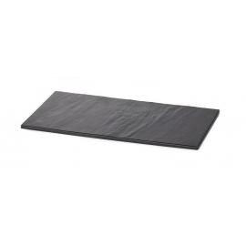Platter -  Rectangular - Melamine - Frostone -  Black Slate - Width: 17.5cm (6.9&quot;)