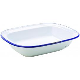 Pie Dish - Oblong - Stoneware - Avebury Blue - 24cm (9.5")