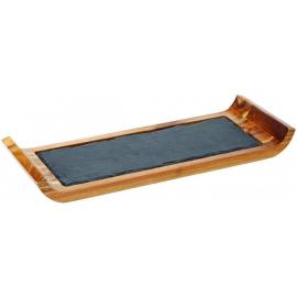 Reversible Serving Board - Multiple Indents - Acacia Wood
