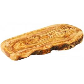 Serving Board with Juice Groove - Olive Wood - Irregular - 35cm (14")