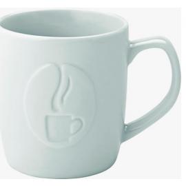 Java Embossed Mug - Porcelain - Titan - 44cl (15.5oz)