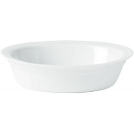 Pie Dish - Lipped - Oval - Porcelain - Titan - 37cl (13oz)